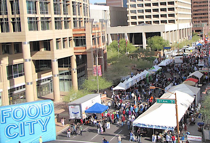 Food City Tamale Festival Aerial View